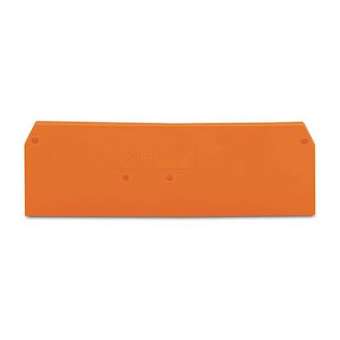 Plaque intermédiaire et d'extrémité / Orange|Wago contact-WAG280-315