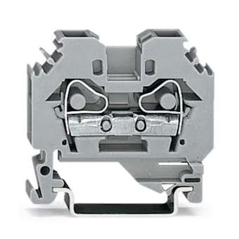 Borne de passage 2C / 6 mm² / CLML / Gris|Wago contact-WAG282-101