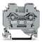 Borne de passage 2C / 6 mm² / CLML / Gris|Wago contact-WAG282-101