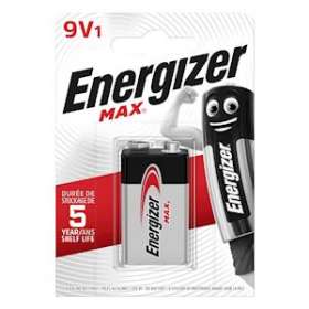 Pile Max 9V x 1 sans risque pour vos appareils avec la garantie 0 coulure|Energizer france-RSN426663