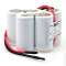 Unité(s) Batterie eclairage secours 5xSC ST7 fils 6V 1.6Ah