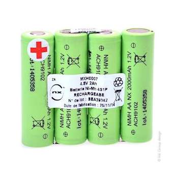 Pack(s) Batterie Nimh 4x AA NX 4S1P ST1 4.8V 2000mAh S|Enix energies-NXGMXH0007