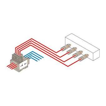 Fit-2/4-1 Fiche Tension-2X4 Poles- Gris Monoblock Cover|Entrelec-ENT1SNA166547R2200