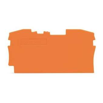 TOPJOB'S Plaque d'extrémité et intermédiaire 2C / Orange|Wago contact-WAG2006-1292
