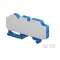 Bloc de jonction SNK PI-Spring 10² , 3 connexions 1500 VDC bleu