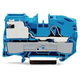 Borne sectionnable 1 cond bleu|Wago contact-WAG2016-7114