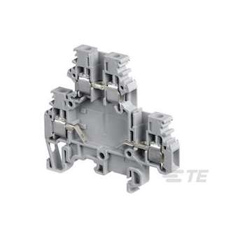 M4/6.De1 Borne vissé Porte Composant Gris|Entrelec-ENT1SNA115177R1400