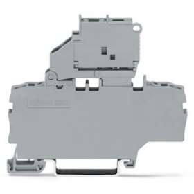Borne à fusible pour 2 conducteurs avec porte-fusible pivotant avec pontage addi|Wago contact-WAG2002-1911