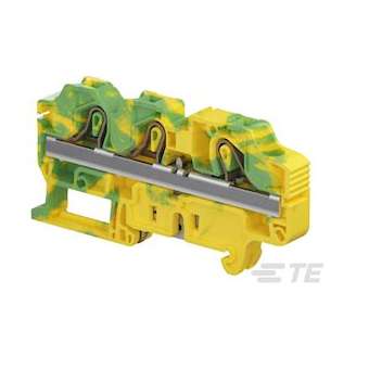 Bloc de jonction SNK PI-Spring 10² vert/jaune, 3 connexions|Entrelec-ENT1SNK710151R0000