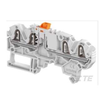 Bloc de jonction SNK PI-Spring 2.5² sectionnable, 4 connexions orange|Entrelec-ENT1SNK705331R0000