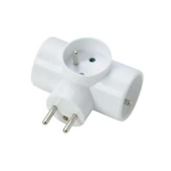 multiprises triplite (2 P + T) - 16A - 3680W - protection enfants|Erard-EAD8363