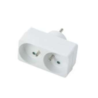 multiprises biplite (2 P + T) - 16A - 3680W - protection enfants|Erard-EAD8364