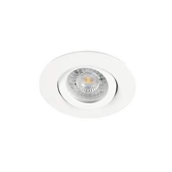 Spot RTIGHT DESIGN GU10 rond orientable, blanc mat IP20|Europole-POL62430