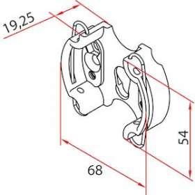 tm2 sup45 - reinforced clip sup_1pc|Faac france-FAAA4506_0555S