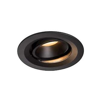 NUMINOS MOVE M, encastré plafond orientable, 55DEG, noir, LED, 17,55W, 2700K|SLV-DC51003559
