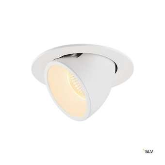 NUMINOS GIMBLE L, encastré de plafond intérieur, 55DEG, blanc, LED, 25,4W, 3000K|SLV-DC51006009