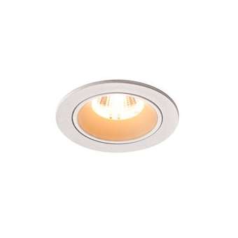NUMINOS S, encastré de plafond, 40DEG, blanc, LED, 8,6W, 2700K, IP20/IP44|SLV-DC51003785