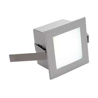 FRAME BASIC, encastré de plafond ou mural intérieur, gris argent, LED, 1W, 4000K|SLV-DC5111260