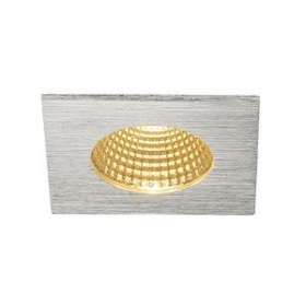 PATTA-I encastré plafond, carré, alu brossé, LED 7,3W 1800-3000K|SLV-DC51002103