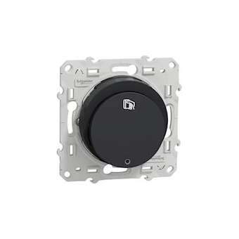Odace, interrupteur à carte 10 A Anthracite|Schneider Electric-SCHS540283