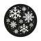GOBO - motif flocons - Ø30mm - 1 couleur - blanc
