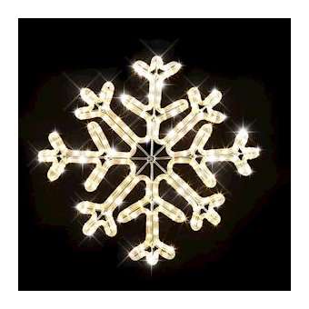 FLAKE-Suspension Flocon - H55cm - LED blanc chaud pétillant - 230V racc|Festilight-FEH40494-P9