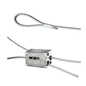 Kit de suspension L5m - Ø1,5mm cable embout boucle + Zip-clip|Festilight-FEH90730