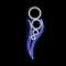 LUNA NEON - Motif H2mxL0,6m - LED blanc bleu - 230V