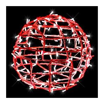 SATURN - Sphère ø1m - 300LED Rouge pétillant - 230V|Festilight-FEH98610-AWP2-Z
