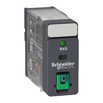 Zelio Relay RXG - relais interface - embrochab - test - DEL - 1OF - 10A - 48VDC|Schneider Electric-SCHRXG12ED