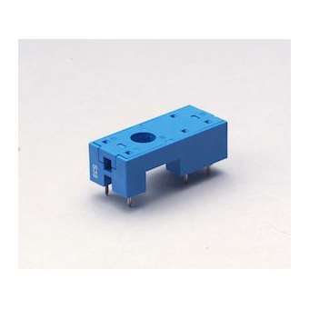 Support CI 12A 250V série 4031 bleu, étrier métallique|Finder-FID95132SMA
