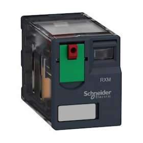 Zelio Relay RXM - relais miniature - embroch - test - 4OF bas niv - 3A - 230VAC|Schneider Electric-SCHRXM4GB1P7
