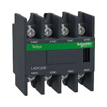 TeSys D - bloc contacts aux frontaux - 2F+2O - chevauchant - cosses fermées|Schneider Electric-SCHLADC226