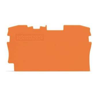 TOPJOB'S Plaque d'extrémité et intermédiaire 2C / Orange|Wago contact-WAG2004-1292