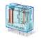Relais circuit imprimé 2RT 10A 12V DC sensible, AgSnO2|Finder-FID406270124000PAC