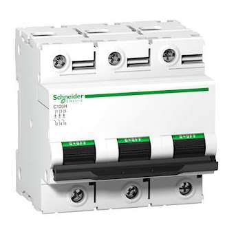 Disjoncteur C120H 3P 63 A, courbe C, 15 kA|Schneider Electric-SCHA9N18467