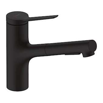 Mitigeur évier 150 D extr. 2jet sBox lite noir mat|Hansgrohe-HA374803670