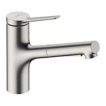 Mitigeur évier 150 D extr. 2jet sBox lite aspect acier|Hansgrohe-HA374803800