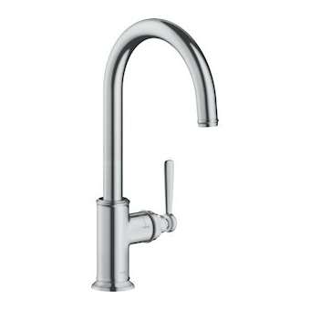 Mitigeur cuisine chromé brossé|Hansgrohe-HA316580260
