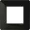 Essensya Plaque 1 poste Noire|Hager-HAGWE401N