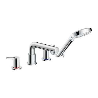 Set de finition Mélangeur 4 trous pour montage sur bord de baignoire chr|Hansgrohe-HA372418000