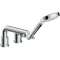 Set de finition mitigeur 3 trous 200mm pour montage sur bord de baignoire chromé|Hansgrohe-HA372416000