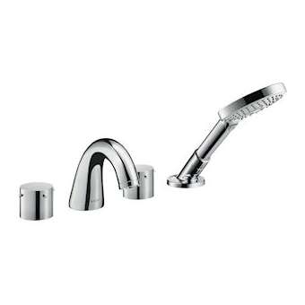 Set de finition 4 trous pour montage sur bord de baignoire chromé|Hansgrohe-HA310444000