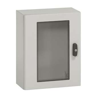Coffret métal - porte vitrée Atlantic métal IP66 IK10 - 700x500x250mm - RAL7035|Legrand-LEG035495