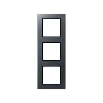 Cadre 3 postes / Acréation Anthracite|Jung france-IUNAC583BFANM