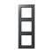 Cadre 3 postes / Acréation Anthracite|Jung france-IUNAC583BFANM