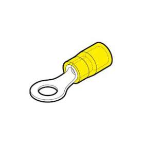 Cosse préisolée ronde jaune (4 à 6 mm²) - Diam. 10 mm|Cembre-CMBGP-M10