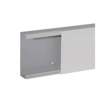Goulotte de distribution non cloisonnable TA-E 100x40 1 compartiment grise|Iboco-IBOB01825
