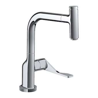 Mitigeur cuisine Select avec douchette extractible chromé poli|Hansgrohe-HA339861020