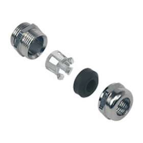 Presse-étoupe laiton nickelé PG21 câble diam 10-18mm|Ilme-IL1ASC21P